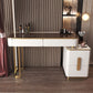 Glass Vanity Dressing Table Bedroom Vanity Dressing Table with Drawer