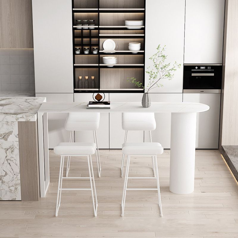 Modern Rectangle Bar Counter Table Stone Bar Counter Table for Home Clearhalo 'Bar Furniture' 'Bar Tables' 'bar_tables' 'furn' 'furn_bar_tables' 'Furniture' 'Kitchen & Dining Furniture' 1200x1200_4e988e16-74c7-462c-a89a-5de63f07b2c7