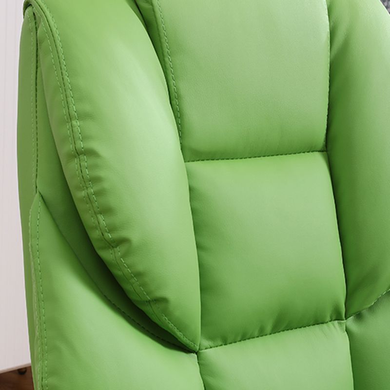 Sedia reclinabile in venaio in pelle di colore reclinabile standard girevole