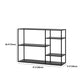 Modern Metal Bookshelf Black Etagere Open Shelf Horizontal Bookcase Clearhalo 'Bookcases' 'furn' 'furn_bookcases' 'Furniture' 'Office Furniture' 1200x1200_4e9937f9-800a-4de0-80d5-58c464bf82e3