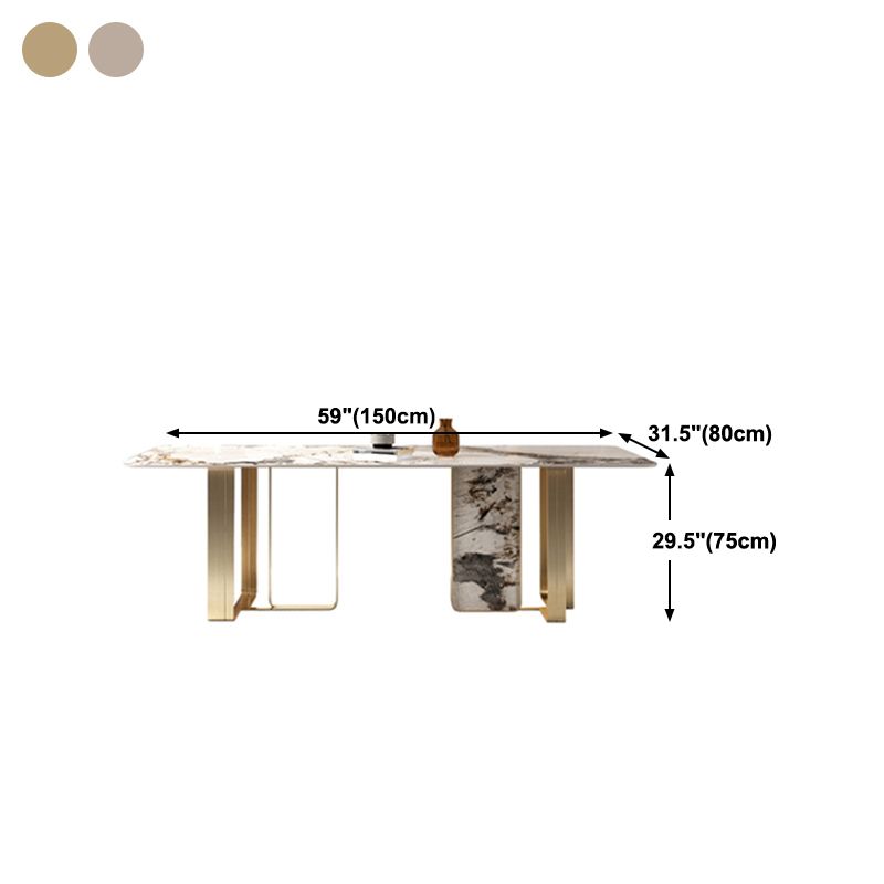 Luxury 1/3/4/5/6 Pieces Dining Set Sintered Stone Dining Table with Leather Chairs Clearhalo 'Dining Room Sets' 'Dining Tables & Seating' 'dining_room_set' 'furn' 'furn_dining_room_set' 'Furniture' 'furniture_dining_room_set' 'Kitchen & Dining Furniture' 'kitchen&dining_furn' 'kitchen' 1200x1200_4e9aa1ca-ae3f-4d3d-b1ec-8a1a80652d54