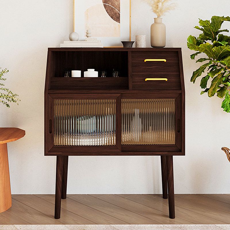 Server moderno del server buffet in legno massiccio - 31,5 "l x 17,8" w x 38,2 "H