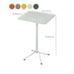 Industrial Outdoor Bar Height Table Metal Bar Table with Pedestal Clearhalo 'Bar Furniture' 'Bar Tables' 'bar_tables' 'furn' 'furn_bar_tables' 'Furniture' 'Kitchen & Dining Furniture' 1200x1200_4e9fe855-2119-4168-88a4-60a6efc52146