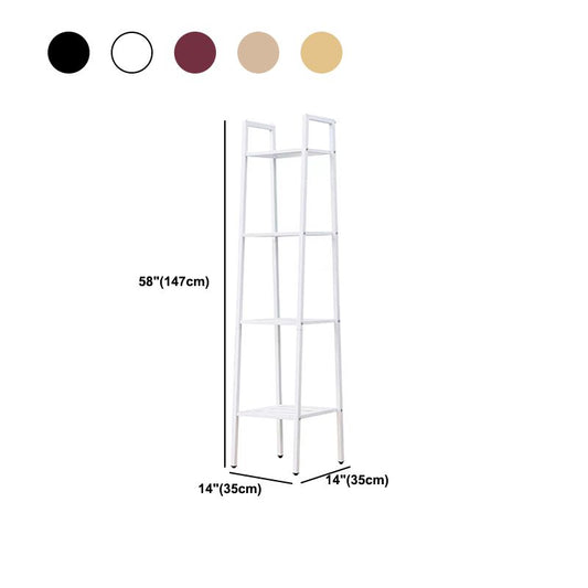 スタディルーム用のコンテンポラリーメタルブックケースオープンシェルフ本棚