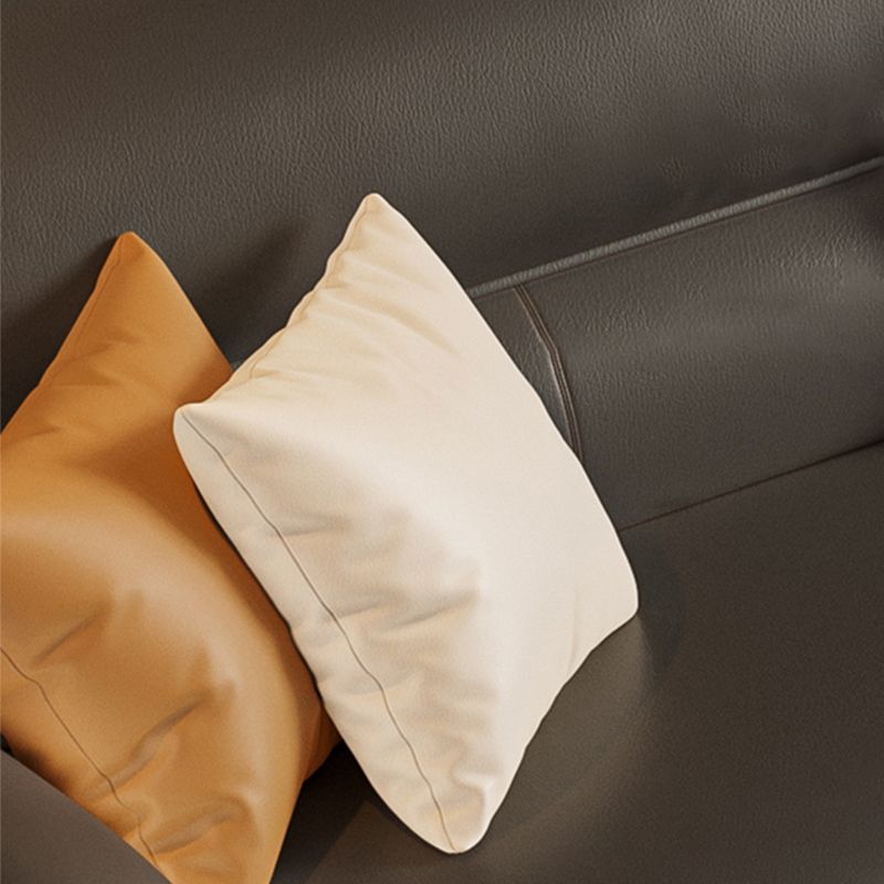 Cuscinetto cucito grigio scuro contemporaneo posteriore braccio stazionario svasato