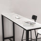 1/3/5 Pieces Modern Rectangle Sintered Stone Counter Table with High Stools