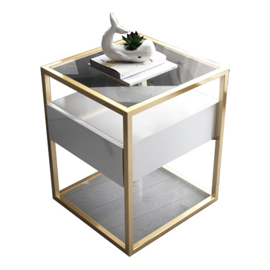 Comodino aperto comodino comodino contemporaneo con cassetto