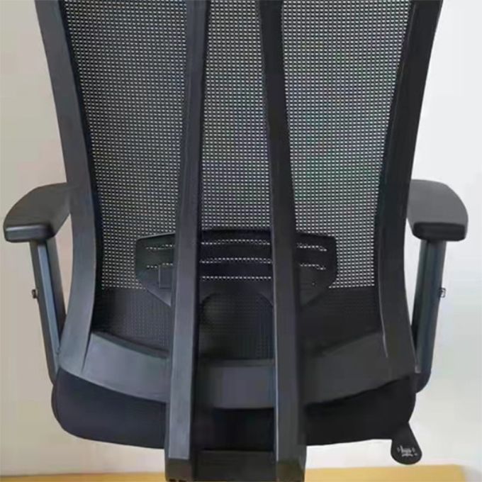 Chaise de bras de hauteur de siège réglable chaise de bureau en métal contemporain