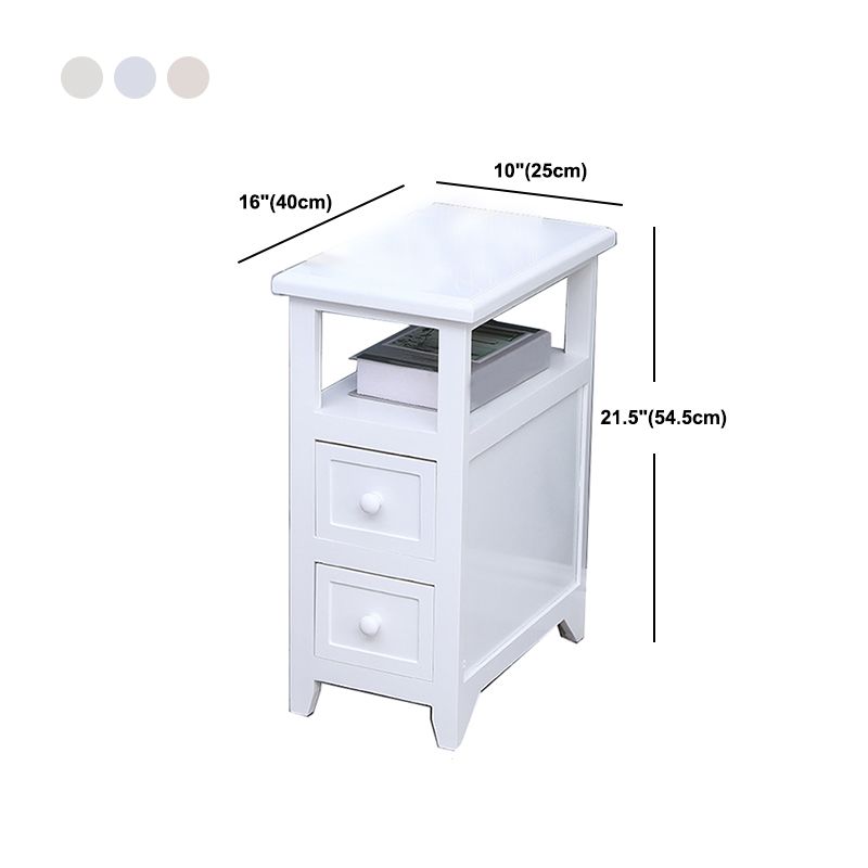 Modern Solid Wood Nightstand Drawers Storage 21 Inch H Legs Included Night Table Clearhalo 'Bedroom Furniture' 'furn' 'furn_night_stand' 'Furniture' 'night_stand' 'Nightstands' 1200x1200_4eaa57d2-ebba-4d5a-ada5-3b812c3accf1