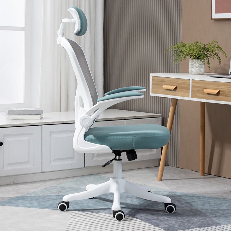 High / Mid Back Bureau stoel Gray Mesh Desk -stoel met wielen