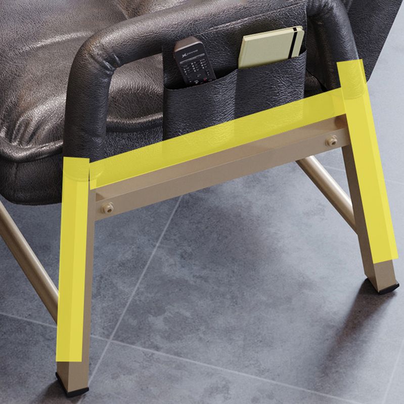 Modern Padded Arms Desk Chair Mid Back Home Office Chair No Wheels Clearhalo 'furn' 'furn_office_chair' 'Furniture' 'Office Chairs' 'Office Furniture' 'office_chair' 1200x1200_4ead290a-c28b-4bcc-ad31-c38b361390da