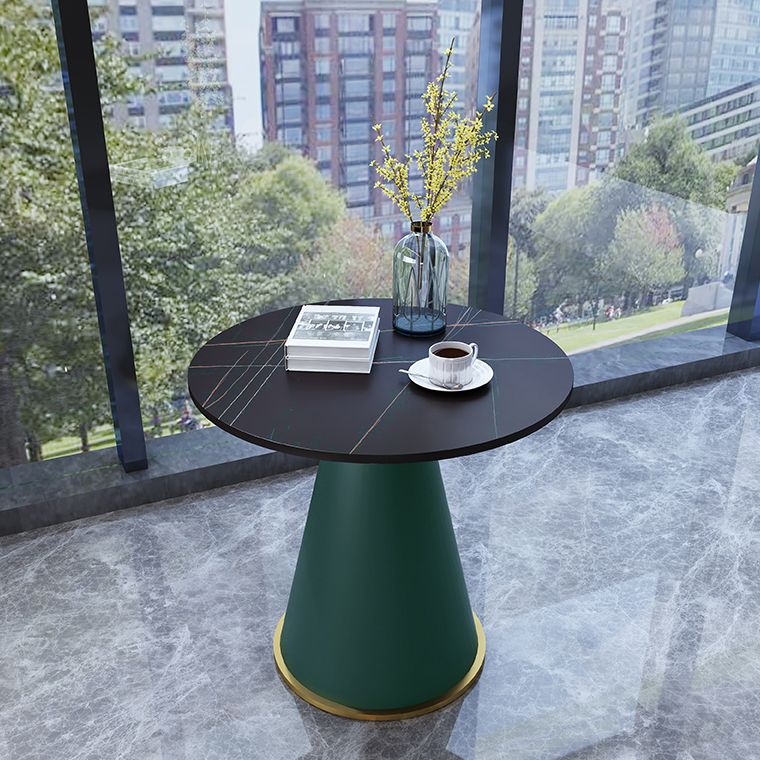 Round Table 23.6'' Dinette Table Traditional Luxury Dinner Room Table with Pedestal Casual Clearhalo ' dining_table' 'Dining Tables & Seating' 'Dining Tables' 'furn' 'furn_dining_table' 'Furniture' 'furniture_dining_table' 'Kitchen & Dining Furniture' 'kitchen&dining_furn' 'kitchen' 'kitchen_dining_table' 1200x1200_4eafd75a-4dfc-4b1a-b01b-20b3f48ee676