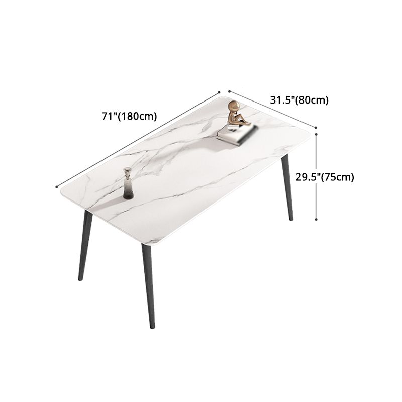 Contemporary 1/4/5/7 Pieces Dining Table and Chairs Rectangle Dining Table Set Clearhalo 'Dining Room Sets' 'Dining Tables & Seating' 'dining_room_set' 'furn' 'furn_dining_room_set' 'Furniture' 'furniture_dining_room_set' 'Kitchen & Dining Furniture' 'kitchen&dining_furn' 'kitchen' 1200x1200_4eb13421-be5e-4570-86f0-13fbadeea913