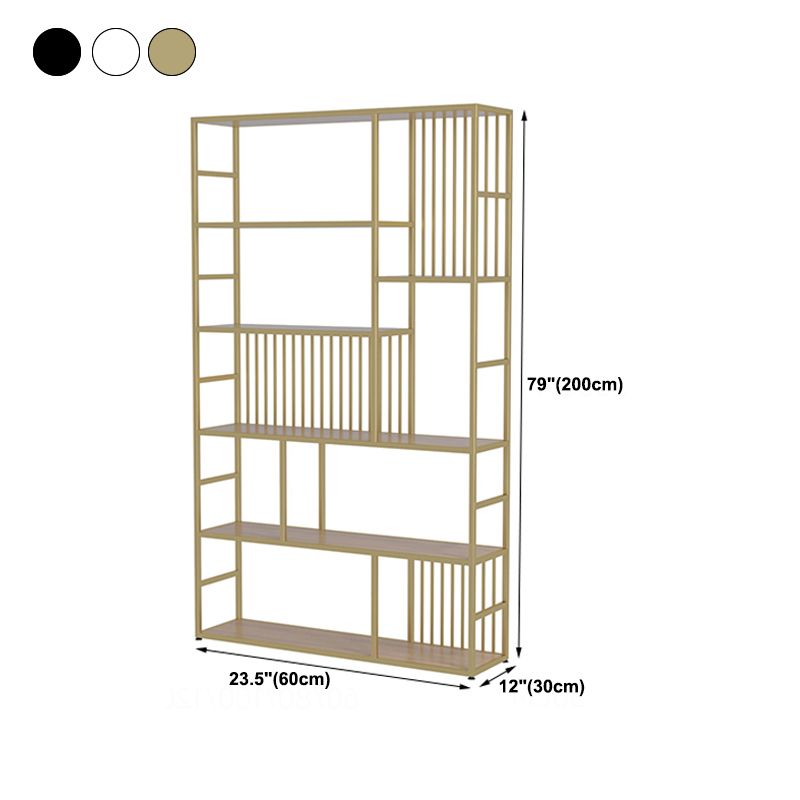 Bibliothèque ouverte en métal Scandinavian Bibliothèque avec étagères pour le bureau