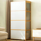 Modern Style Wardrobe Cabinet Wood Clothes Rail Wardrobe Armoire for Home