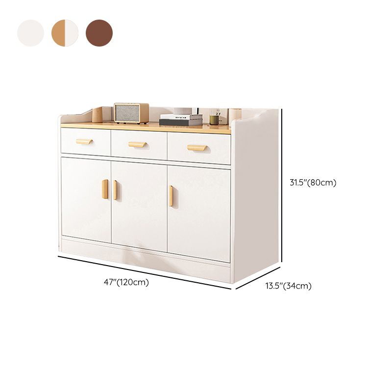 Modern Rectangle Accent Cabinet Bar Pulls Accent Cabinet with Drawer Clearhalo 'Cabinets & Chests' 'cabinets_chests' 'furn' 'furn_cabinets_chests' 'Furniture' 'Living Room Furniture' 1200x1200_4eb51b25-3cf5-489b-8ba2-9ebb1d43f129