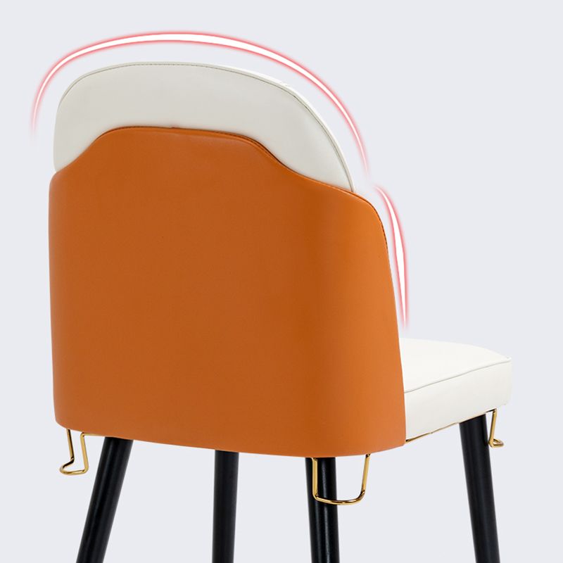 Nordic Style Wood Dining Chair PU Leather Armless Dining Chairs for Home Use Clearhalo ' kitchen&dining_furn' 'Dining Chairs' 'Dining Tables & Seating' 'dining_chair' 'furn' 'furn_dining_chair' 'Furniture' 'furniture_dining_chair' 'Kitchen & Dining Furniture' 'kitchen' 1200x1200_4eba0dea-6271-4041-b144-f5aac22287e6