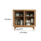 Sliding Door Sideboard Contemporary Side Board for Dining Room Clearhalo 'buffet_sideboard' 'Buffets & Sideboards' 'furn' 'furn_buffet_sideboard' 'Furniture' 'Kitchen & Dining Furniture' 1200x1200_4ebc3524-dcb1-4362-8f80-fd9c7074dd38