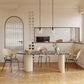 Free Form Contemporary Dining Table for Home Stone Dinette Table with 3 Legs Clearhalo 'Dining Tables & Seating' 'Dining Tables' 'dining_table' 'furn' 'furn_dining_table' 'Furniture' 'Kitchen & Dining Furniture' 1200x1200_4ebc35bd-ce0b-431a-bff3-d55ea0d8de1d
