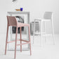 Contemporary Stackable Bar-stool Plastic Counter Bar Stool with Plastic Legs for Home Clearhalo 'Bar Furniture' 'Bar Stools' 'bar_stools' 'furn' 'furn_bar_stools' 'Furniture' 'furniture_bar_stools' 'Kitchen & Dining Furniture' 1200x1200_4ebd737a-0236-4a88-b017-f952986f9f71