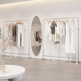 Rastrellino argento in acciaio inossidabile senza appalto di vestiti moderni