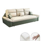 Convertible Sofa Bed Flared Arm Sofa with Pillows with Storage