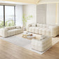 Nordic Biscuit Back Wool Sofa Tuxedo Arm 41.3"d Sofa in Cream Clearhalo 'furn' 'furn_sofas' 'Furniture' 'Living Room Furniture' 'Sofa' 'sofas' 1200x1200_4ec892e8-239f-4a53-b709-e83ddd21c6c6