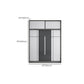 Gray Contemporary Wardrobe Armoire with Drawer Wooden Wardrobe Cabinet Clearhalo 'Armoires & Wardrobes' 'armoires_wardrobes' 'Bedroom Furniture' 'furn' 'furn_armoires_wardrobes' 'Furniture' 1200x1200_4ec9248f-6561-44ee-b3cc-c00d25bfaa8d