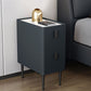 Stone Top Night Tisch moderne 22 Zoll H 2-Drawer Imitation Holz Nachttisch mit Beinen