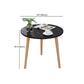 Contemporary Wooden Single Coffee Table 3 Legs Round Cocktail Table Clearhalo 'Coffee & Accent Tables' 'Coffee Tables' 'coffee_tables' 'furn' 'furn_coffee_tables' 'Furniture' 'Living Room Furniture' 1200x1200_4ecb1e99-13ba-497c-b9a9-66c022324f58