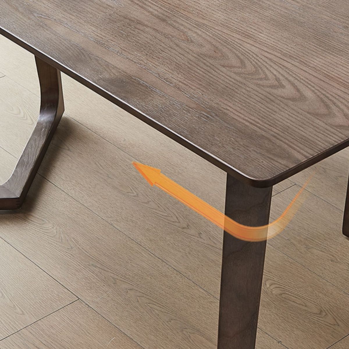 Rectangle Double Pedestal Industrial Dining Table Wood Color Fixed Table with Solid Wood Clearhalo ' dining_table' 'Dining Tables & Seating' 'Dining Tables' 'furn' 'furn_dining_table' 'Furniture' 'furniture_dining_table' 'Kitchen & Dining Furniture' 'kitchen&dining_furn' 'kitchen' 'kitchen_dining_table' 1200x1200_4ecb27fe-d15e-421c-b774-b648148c3b81