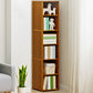 Modern Style Bookshelf Standard Closed Back Wooden Bookcase for Home