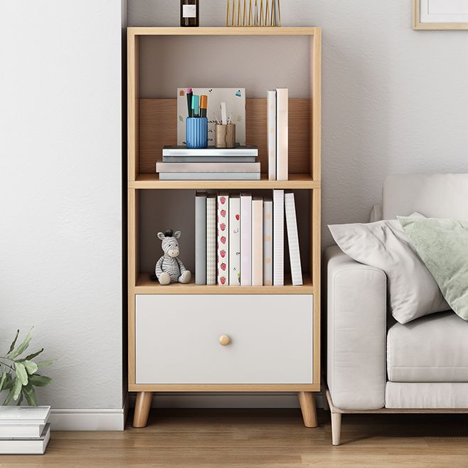 Bibliothèque en bois ouvert Modern Minimalist Home Living Room Bedroom Bibelle