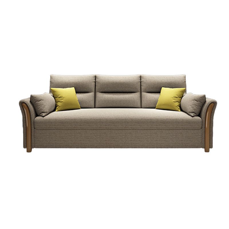 アパート用の保管装置付きソファベッドの現代枕バックソファベッド