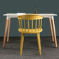 Contemporary Style Armless Chair Winsor Back Side Indoor Chair for Dining Room