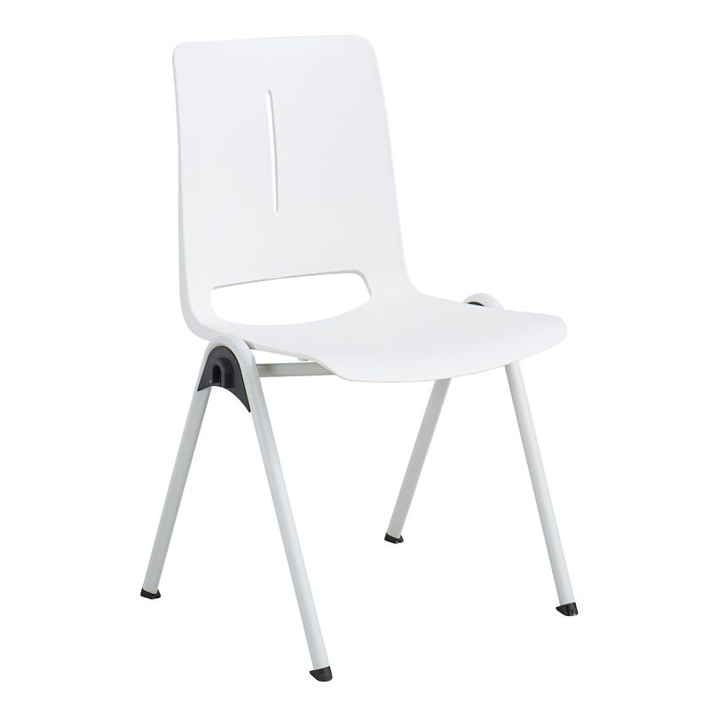 18" silla de oficina plástica sin brazos contemporánea ancha de la silla de escritorio