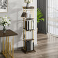 Modern Style Metal Bookshelf Open Back Bookcase for Home Office