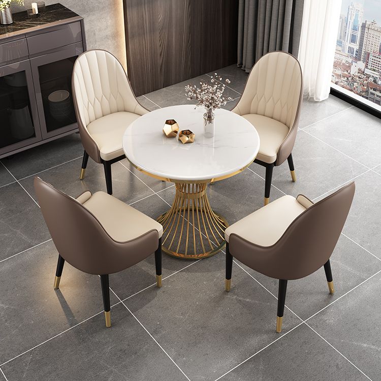 Moderne stijl stenen dinerset rond 1/2/3/5 stukken dinerset voor thuisgebruik