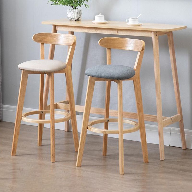 Contemporary Wooden Counter Height Stools Cushion Bar Stool for Indoor Clearhalo 'Bar Furniture' 'Bar Stools' 'bar_stools' 'furn' 'furn_bar_stools' 'Furniture' 'Kitchen & Dining Furniture' 1200x1200_4ed76104-6357-4a6b-a291-062f593b01e2