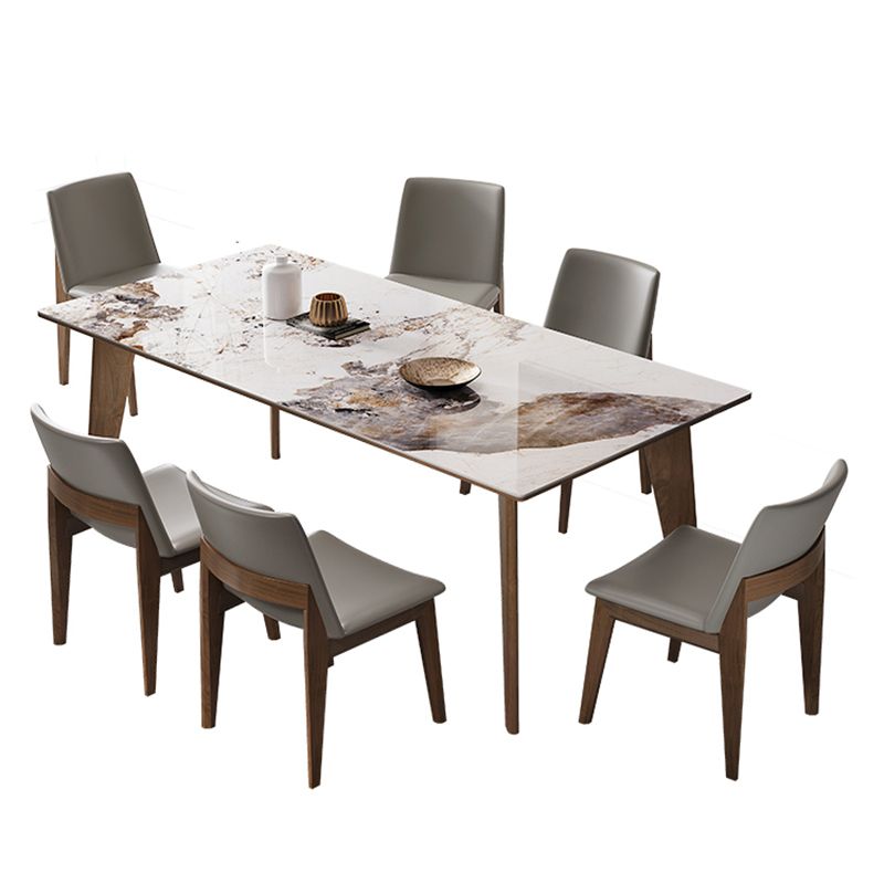 Rectangle Sintered Stone Table for Restaurant Medieval Modern Table with 4 Legs Clearhalo 'Dining Tables & Seating' 'Dining Tables' 'dining_table' 'furn' 'furn_dining_table' 'Furniture' 'furniture_dining_table' 'Kitchen & Dining Furniture' 'kitchen' 'kitchen_dining_table' 1200x1200_4ed7a495-5cba-4bf3-8cee-ae45640ed017