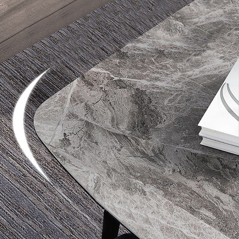 Simple Sintered Stone Standard Table Rectangle Shape Kitchen Dining Table with 4 Legs Base Clearhalo ' dining_table' 'Dining Tables & Seating' 'Dining Tables' 'furn' 'furn_dining_table' 'Furniture' 'furniture_dining_table' 'Kitchen & Dining Furniture' 'kitchen&dining_furn' 'kitchen' 'kitchen_dining_table' 1200x1200_4ed903e8-eafd-40aa-bbab-29977b5f9349