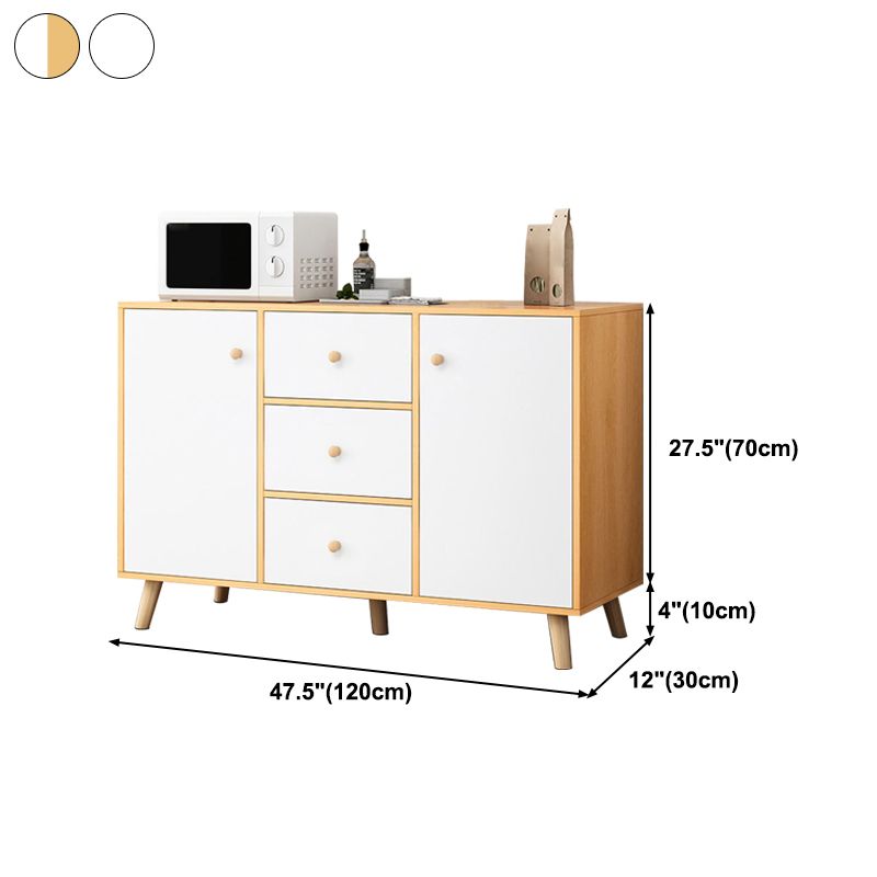Sideboard ingegnerizzato in stile contemporaneo Sideboard in legno con mobile
