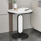 Glam Metal Side Table with Round Stone Top Accent Side Table Clearhalo 'Coffee & Accent Tables' 'End & Side Tables' 'end_side_tables' 'furn' 'furn_end_side_tables' 'Furniture' 'Living Room Furniture' 1200x1200_4eda8dcb-bc77-409d-8790-81bb31f071c2