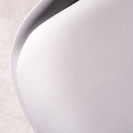 Modern Style Low Back Upholstered Adjustable Bar Stool with Metal Legs