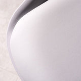 Modern Style Low Back Upholstered Adjustable Bar Stool with Metal Legs