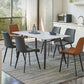 Sintered Stone Rectangle Dining Table Industrial Dining Room Table