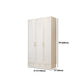 Witte garderobe kast gemeten houten garderobe armoire met lade