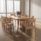 Ensemble de Table à manger rectangulaire 1/6/9 pièces, ensemble de Dinette en bois de pin pour la cuisine