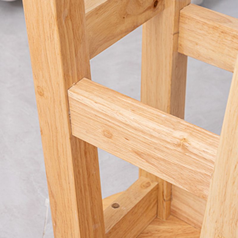Contemporary Rubberwood Bar Stool Indoor Bar Stool with Wood Seat and Footrest Clearhalo 'Bar Furniture' 'Bar Stools' 'bar_stools' 'furn' 'furn_bar_stools' 'furniture_bar_stools' 'Kitchen & Dining Furniture' 'kitchen&dining_furn' 'kitchen' 'kitchen_furn' Furniture' 1200x1200_4ee02947-5b43-4d9f-92d4-83cce96f4516