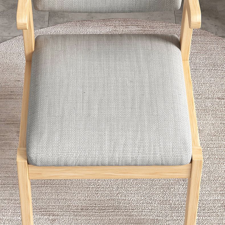 Contemporary Dining Arm Chair Open Back Chair with 4 Legs for Home Use Clearhalo ' kitchen&dining_furn' 'Dining Chairs' 'Dining Tables & Seating' 'dining_chair' 'furn' 'furn_dining_chair' 'Furniture' 'furniture_dining_chair' 'Kitchen & Dining Furniture' 'kitchen' 1200x1200_4ee34565-ca1e-4380-acbf-519c32caf2d8